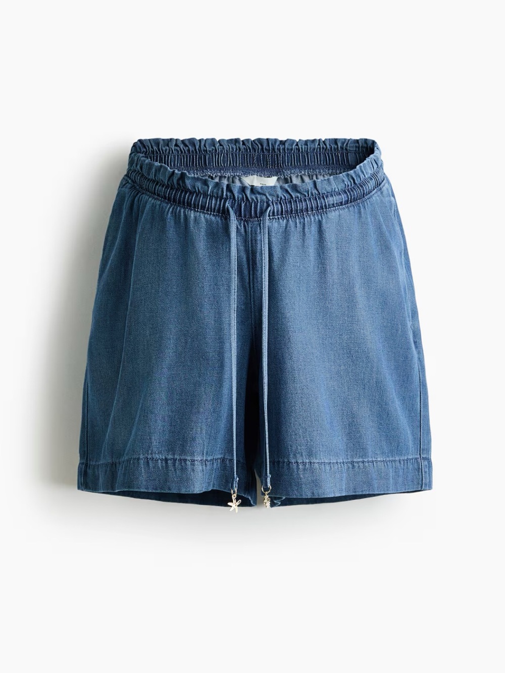 H&M Mama Denim Drawstring Shorts